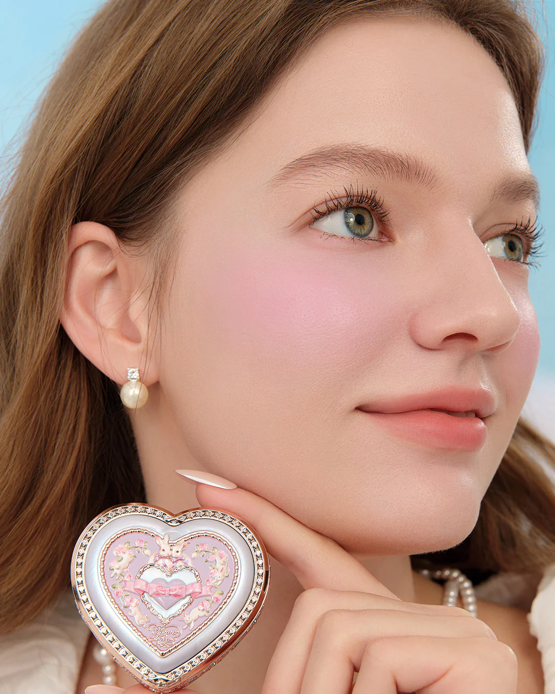 Bunny Garden Embossed Blush - Image 23