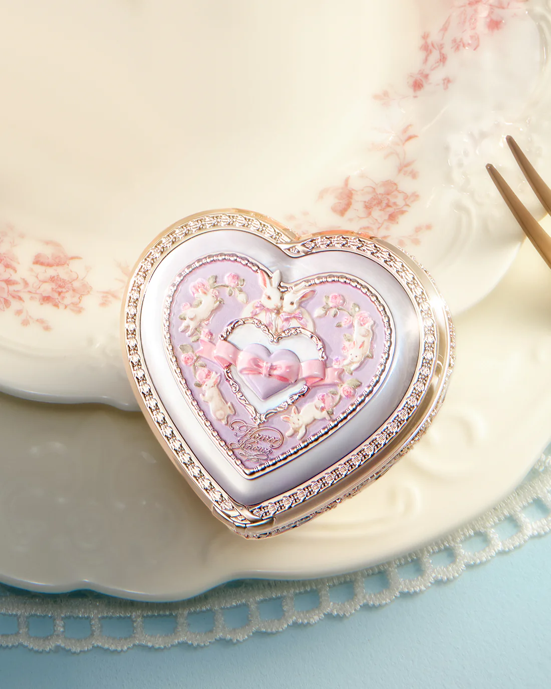 Bunny Garden Embossed Blush - Image 24