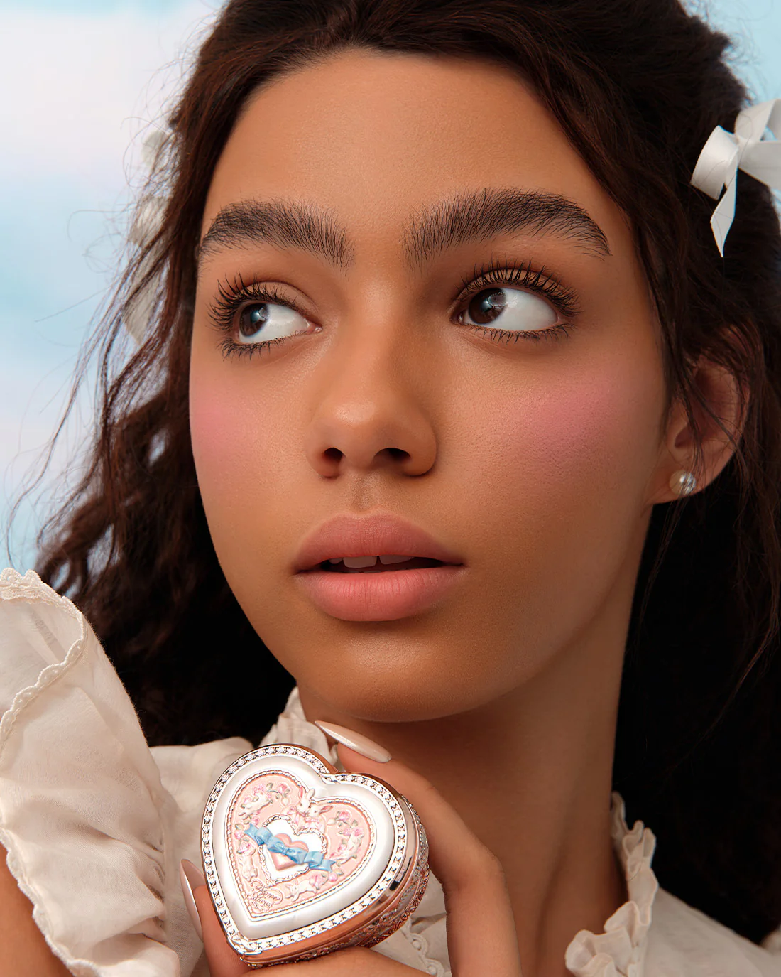 Bunny Garden Embossed Blush - Image 6