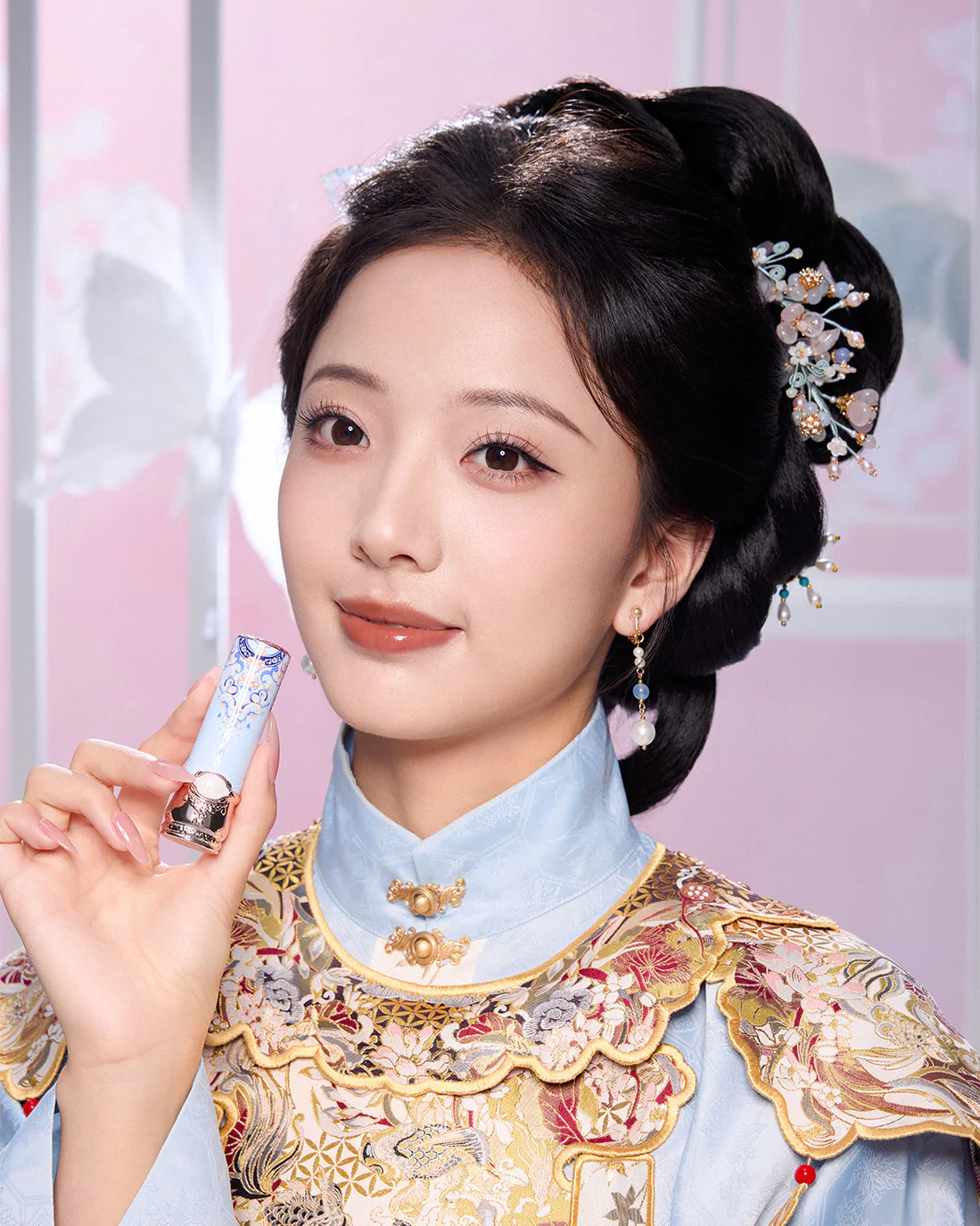 Butterfly Cloud Collar Glossy Lipstick - Image 27