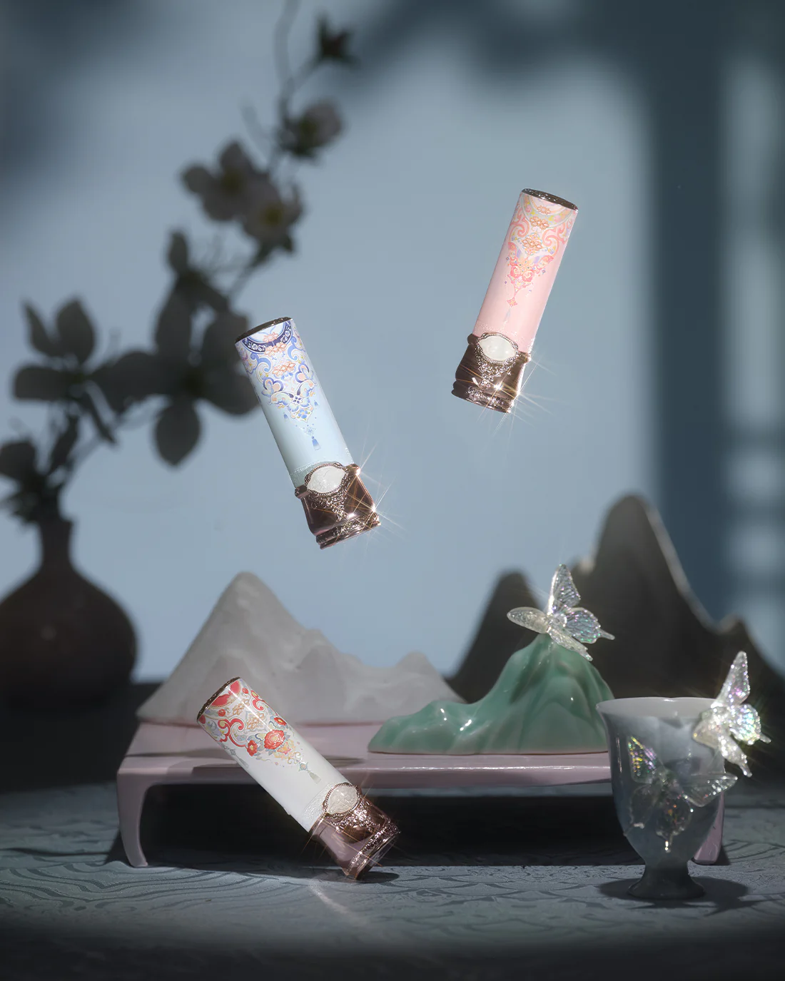 Butterfly Cloud Collar Glossy Lipstick - Image 48