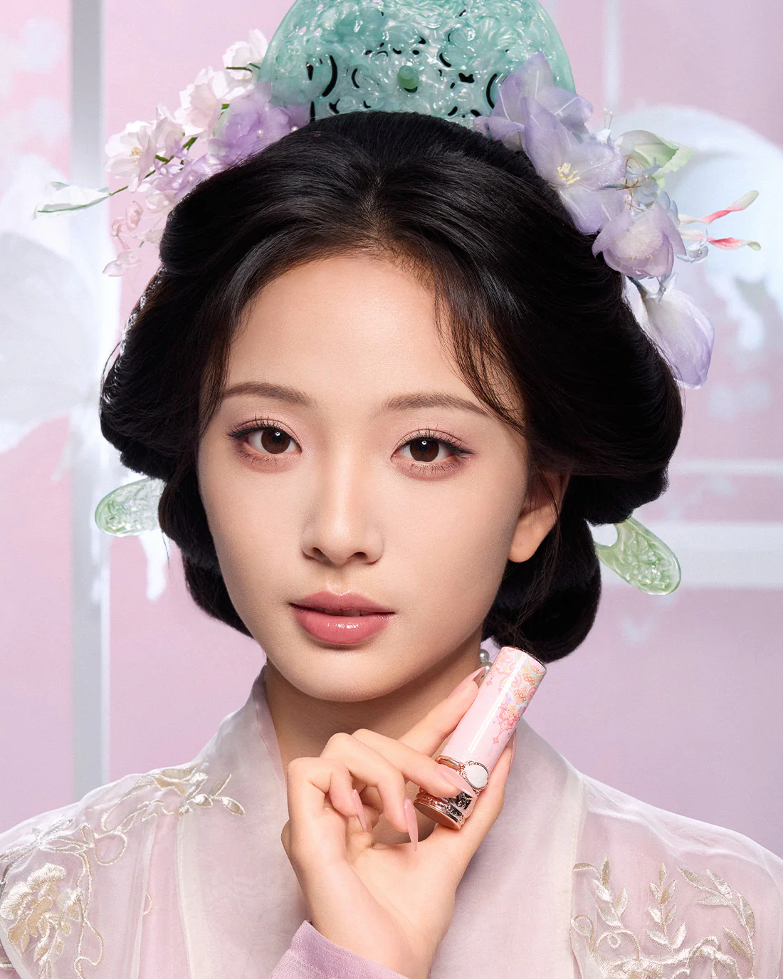 Butterfly Cloud Collar Glossy Lipstick - Image 57