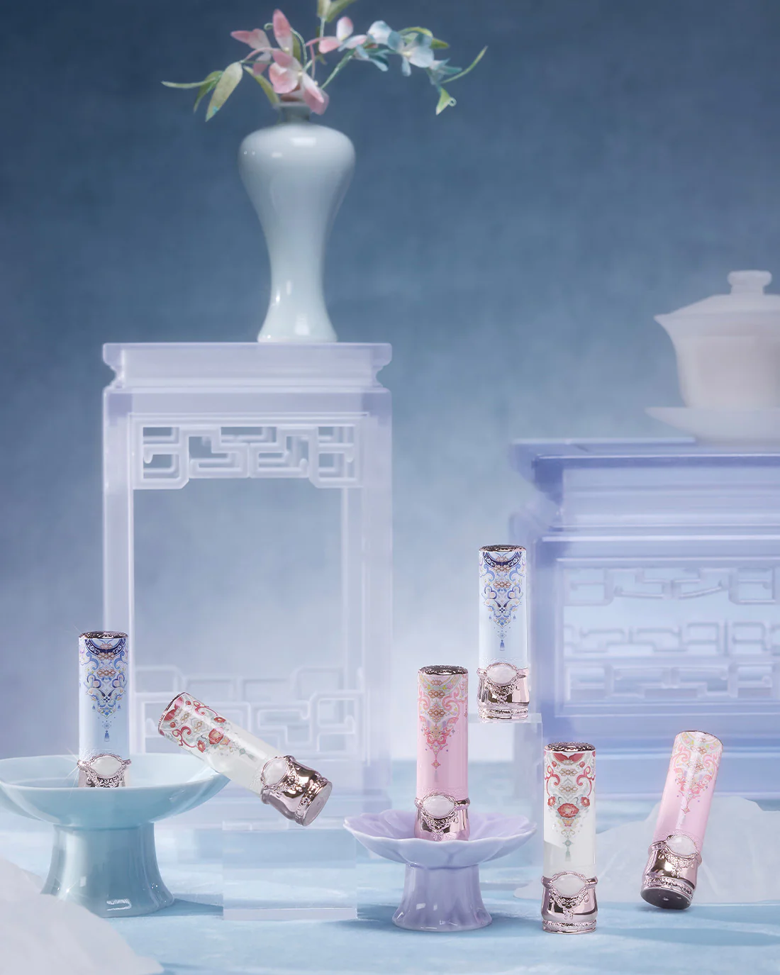 Butterfly Cloud Collar Glossy Lipstick - Image 59