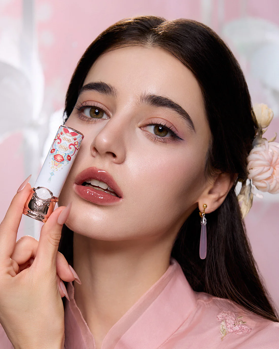 Butterfly Cloud Collar Glossy Lipstick - Image 65