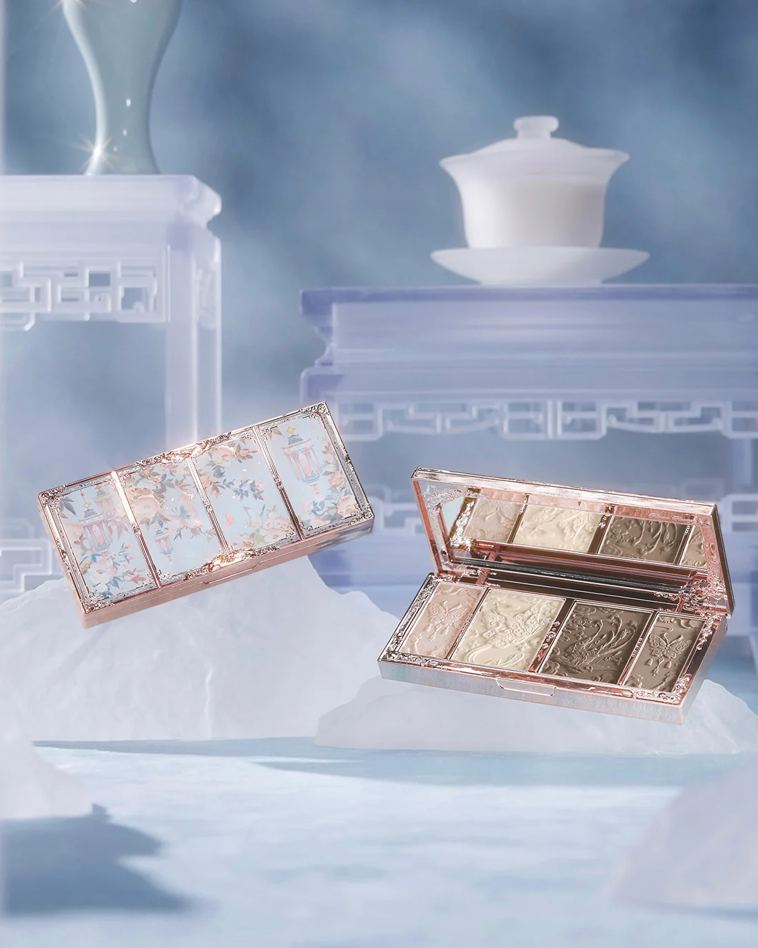 Butterfly Cloud Collar Embossed Highlight & Contour Palette - Image 7