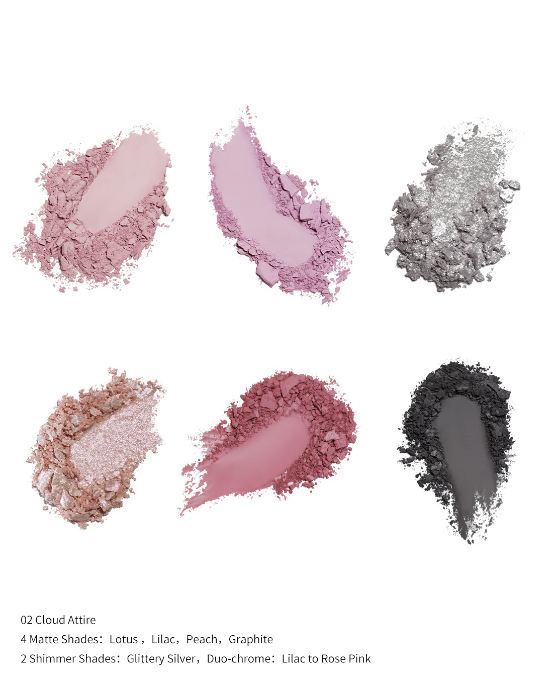 Butterfly Cloud Collar Embossed Six-Color Makeup Palette - Image 10