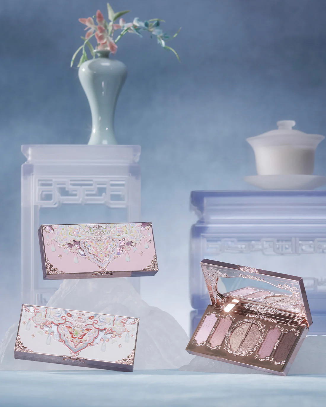 Butterfly Cloud Collar Embossed Six-Color Makeup Palette - Image 7
