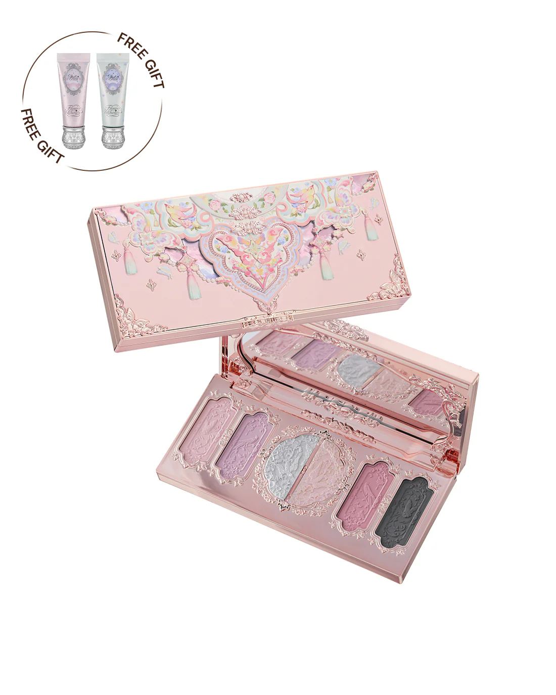 Butterfly Cloud Collar Embossed Six-Color Makeup Palette - Image 9