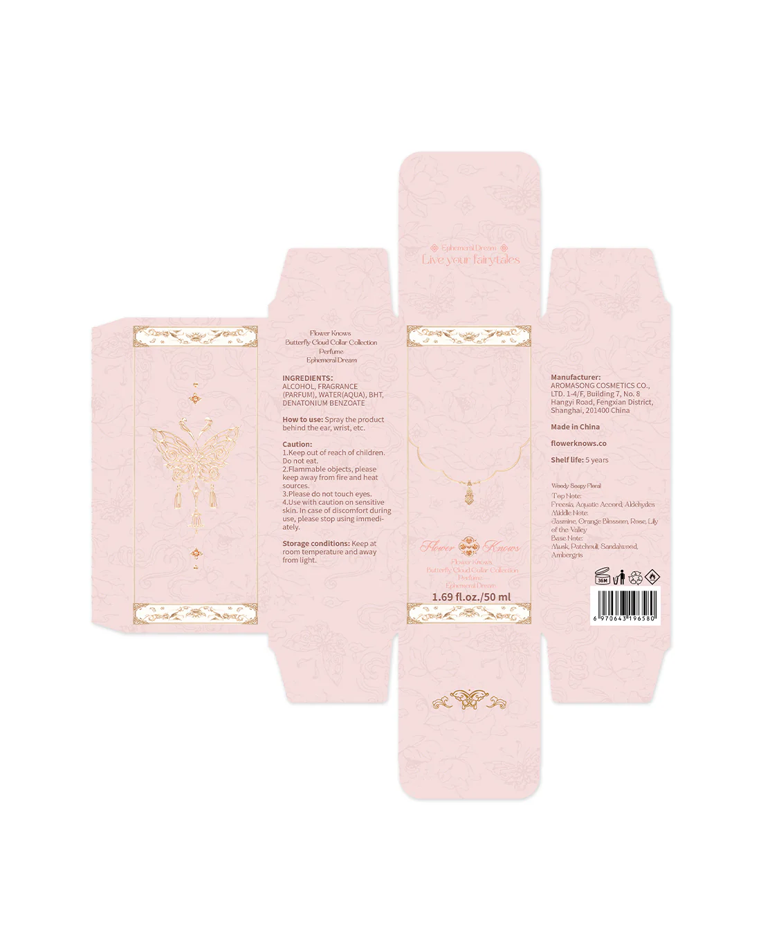 Butterfly Cloud Collar Perfume - Image 6