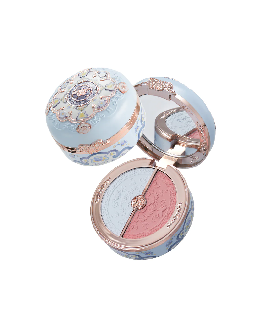 Butterfly Cloud Collar Rouge Box Highlighting & Blush Duo Powder - Image 10