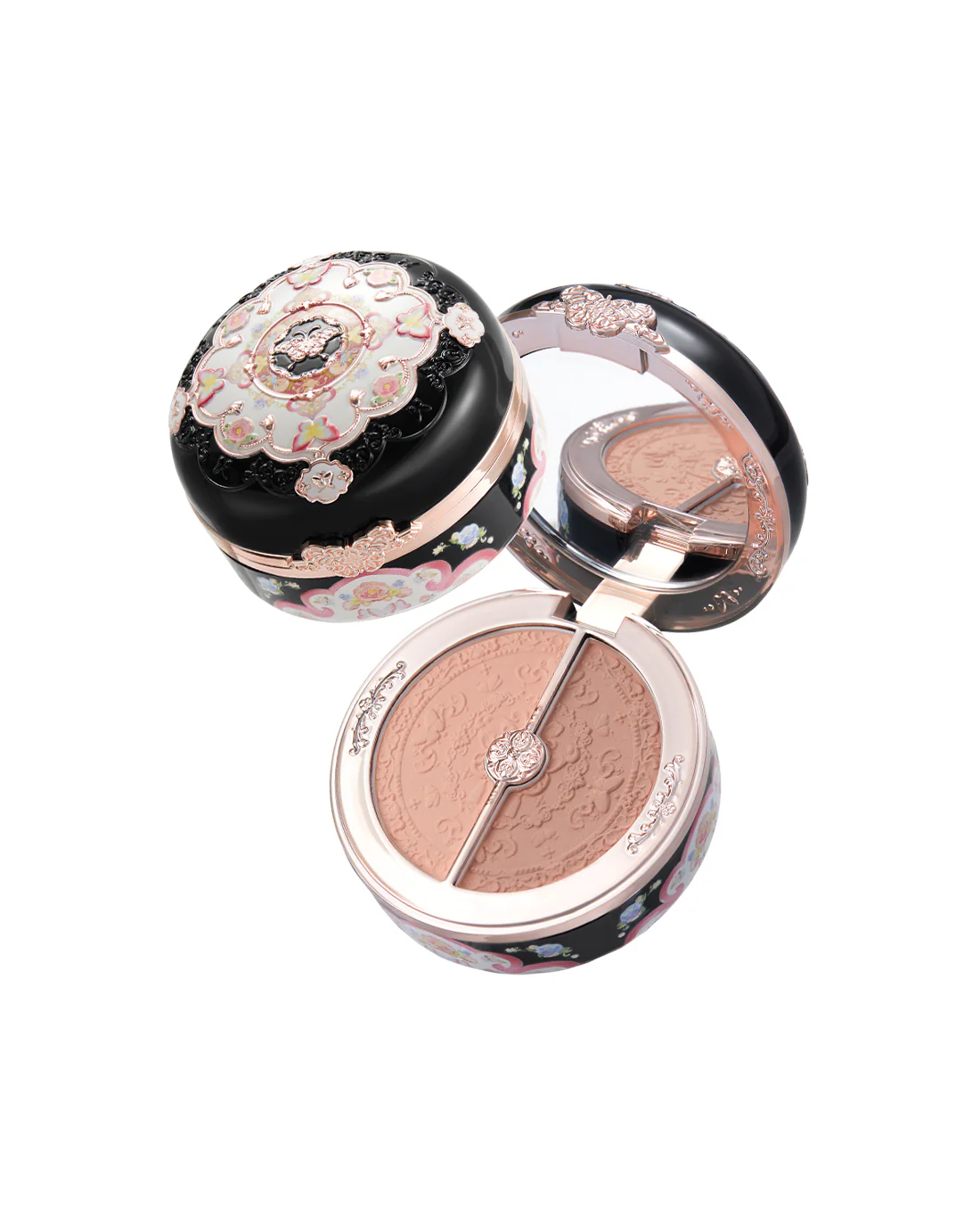 Butterfly Cloud Collar Rouge Box Highlighting & Blush Duo Powder - Image 43