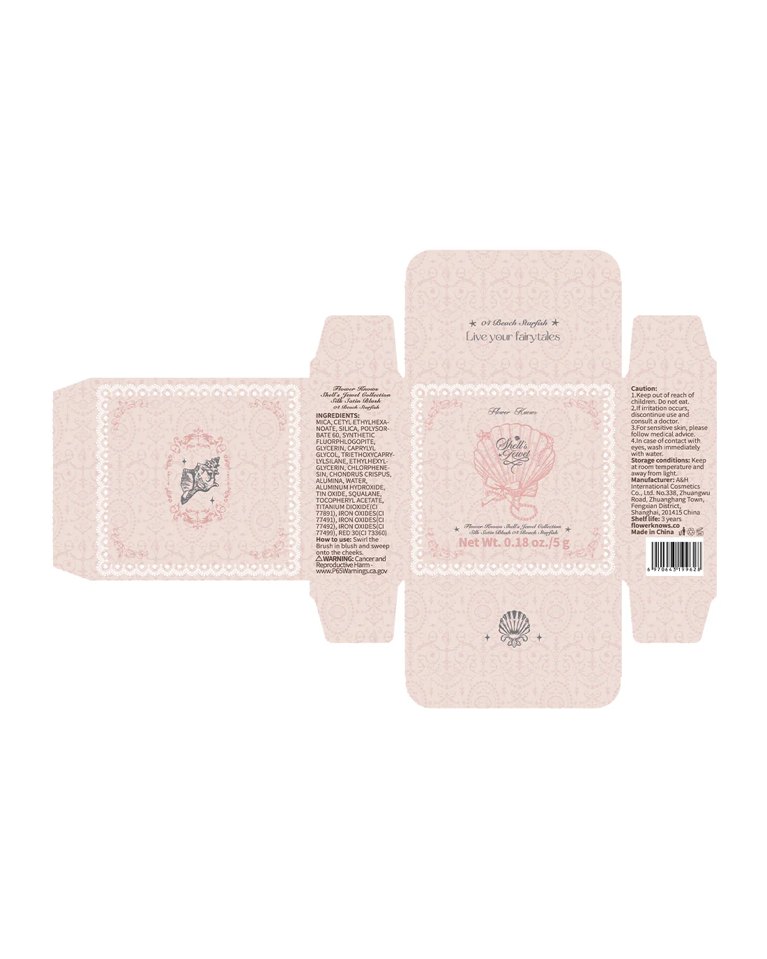 Shell's Jewel Silk Satin Blush - Image 23