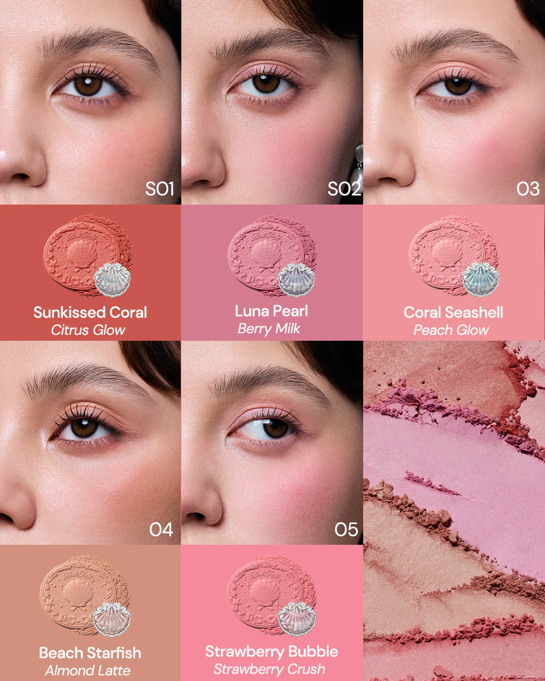 Shell's Jewel Silk Satin Blush - Image 3