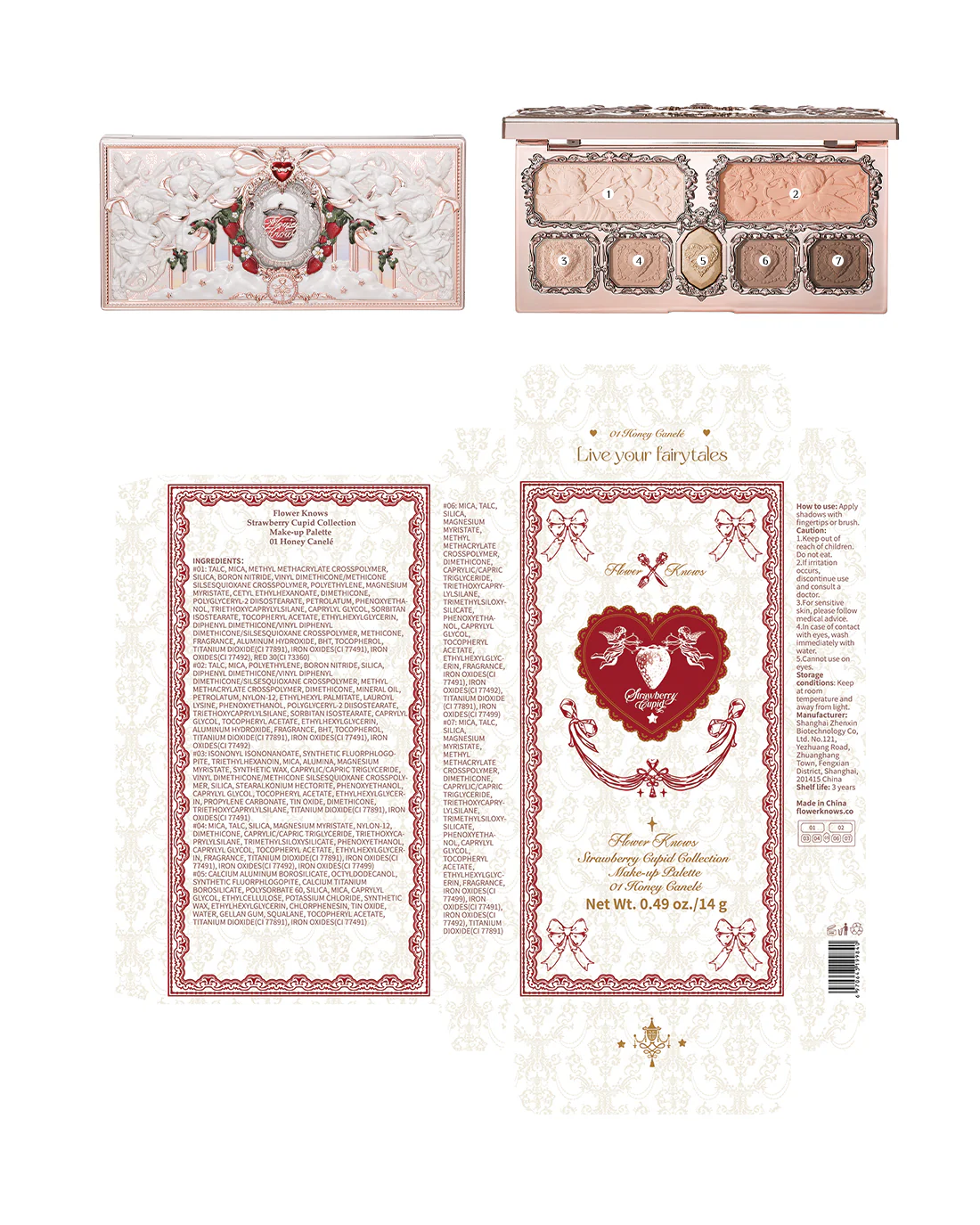 Strawberry Cupid Makeup Palette - Image 5