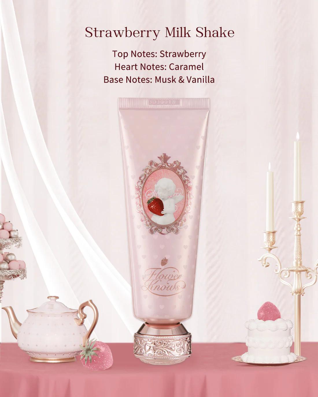 Strawberry Cupid Scented Hand Cream - Image 3