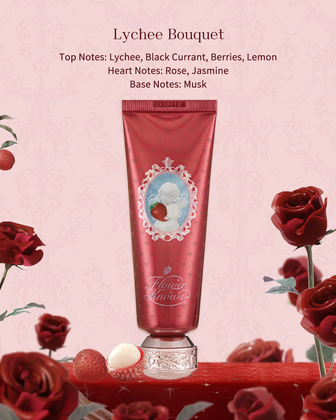 Strawberry Cupid Scented Hand Cream - Image 10
