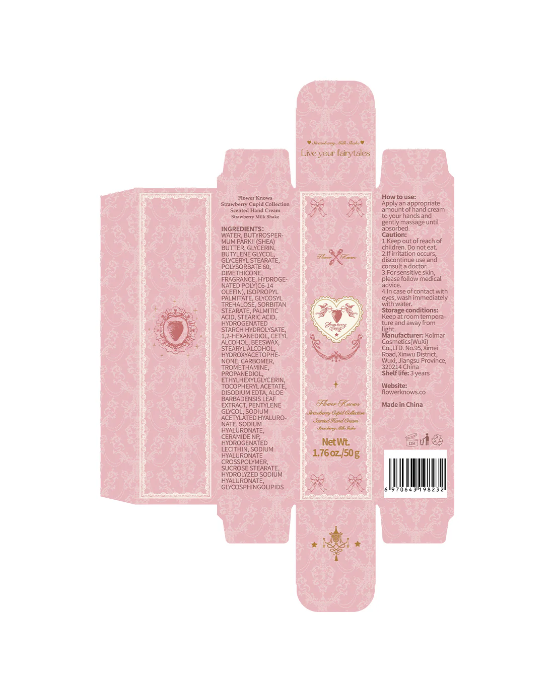 Strawberry Cupid Scented Hand Cream - Image 5