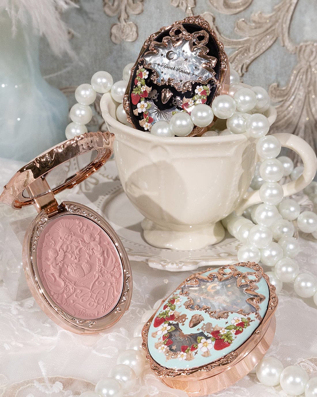 Strawberry Rococo Embossed Blush - Image 21