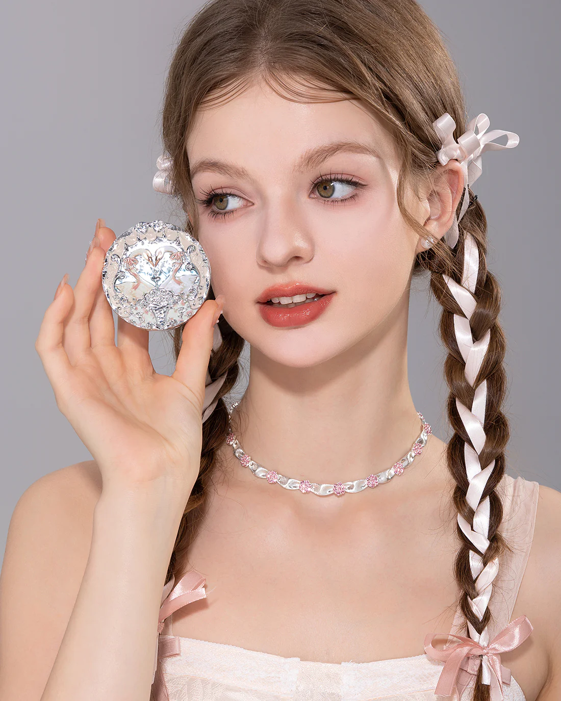 Swan Ballet Embossed Blush - Image 4