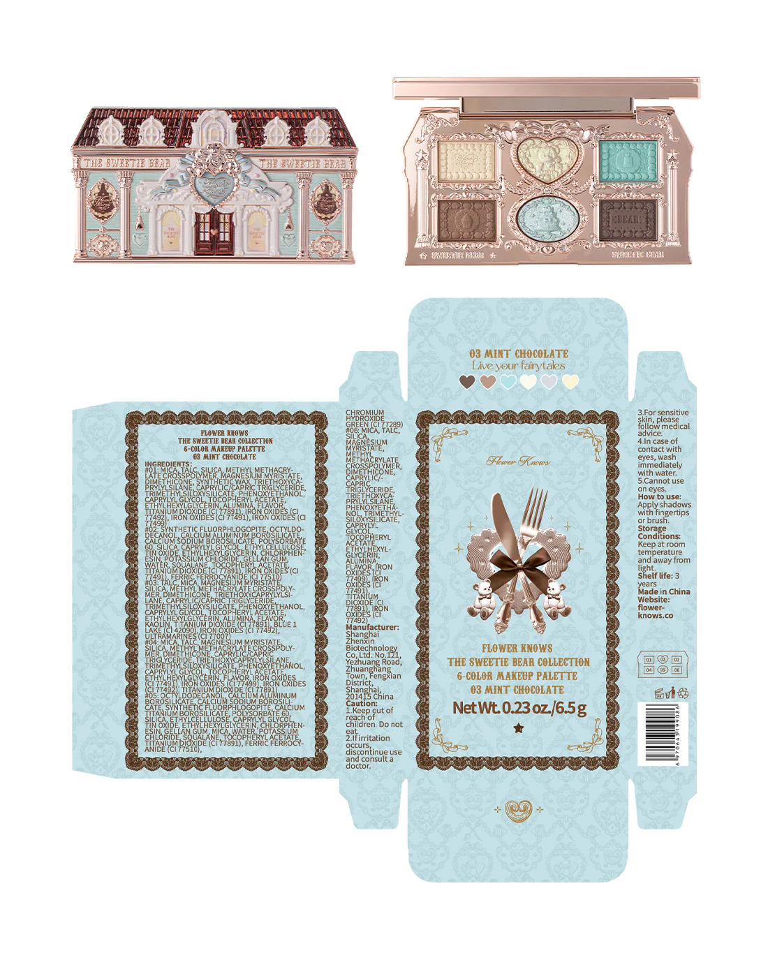 The Sweetie Bear 6-Color Makeup Palette (Bundle) - Image 24
